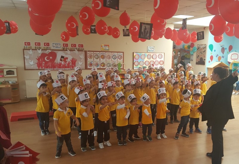 Cumhuriyetimizin kuruluşunun 96. yılı anaokulumuzda coşkuyla kutlandı.