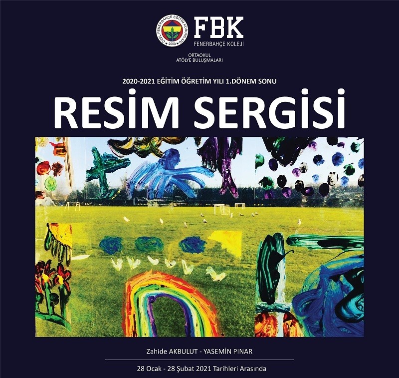 Dönem sonu sergisi ziyarete açıldı